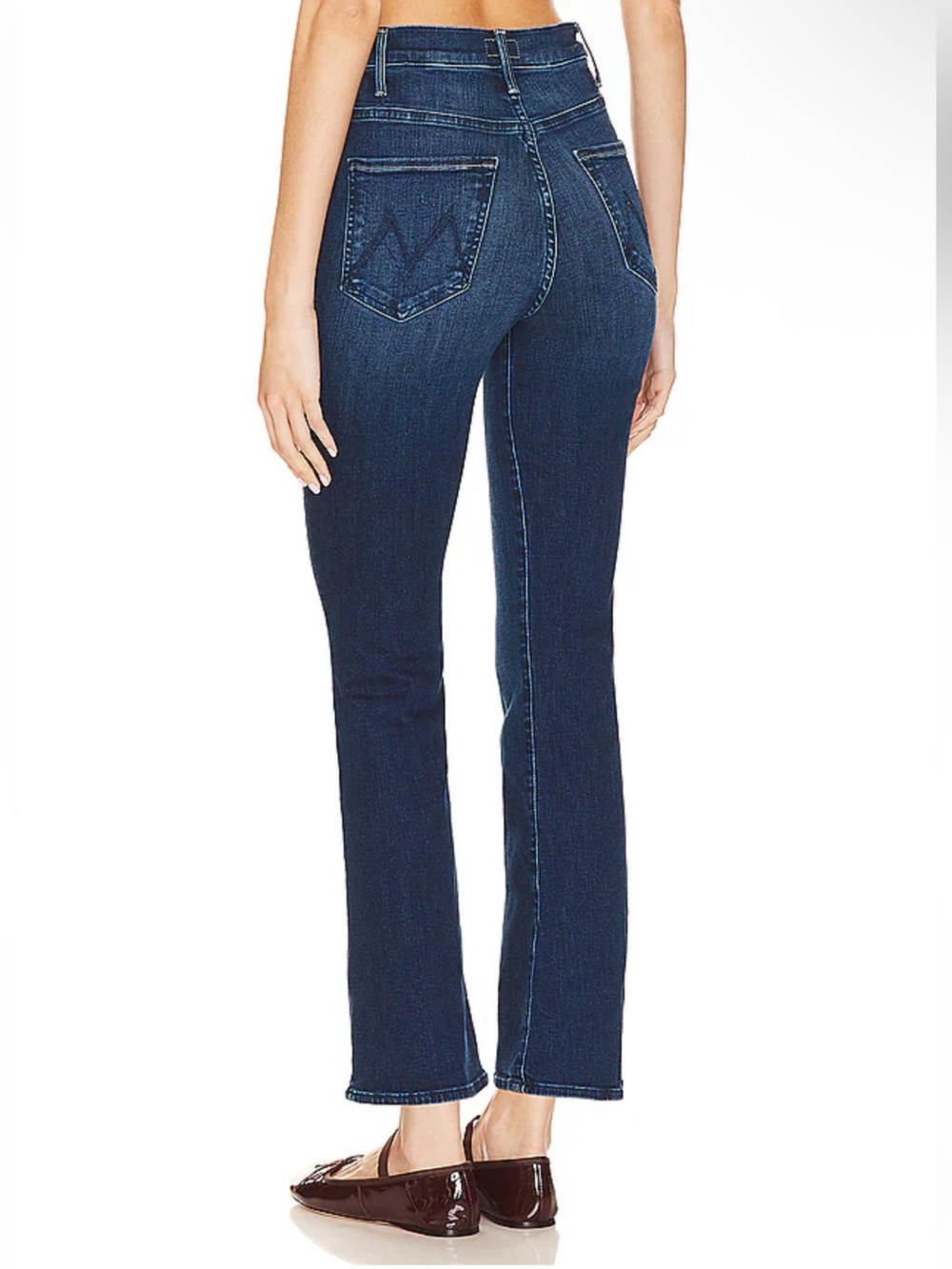 NWOT MOTHER Denim The Hustler Ankle Flare Jeans – Heirloom Blue - Picture 3 of 11